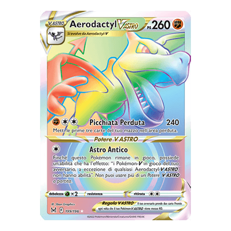 Aerodactyl V Astro 199/196 Nm Ita Hyper - Collezionismo In vendita