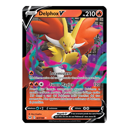 CARTE POKEMON ITA Aerodactyl VAstro 093/196 Origine Perduta Mint V