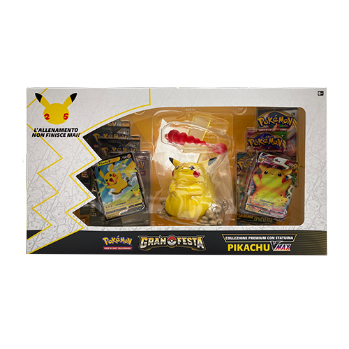 Collezione Premium Gran Festa con statuina Pikachu VMAX
